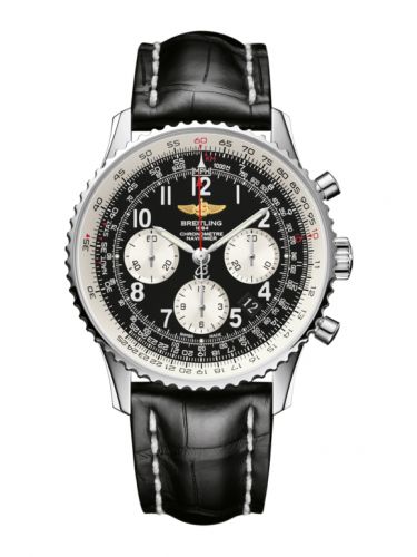 Breitling Navitimer 01 43 Stainless Steel Black Arabic Croco