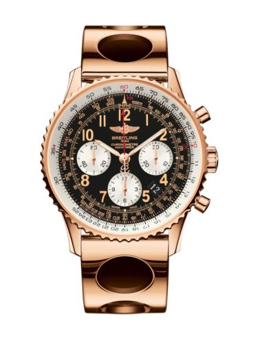 Breitling Navitimer 01 43 Red Gold Black Arabic Air Racer