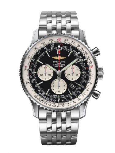 Breitling Navitimer 01 46 Stainless Steel Black Bracelet