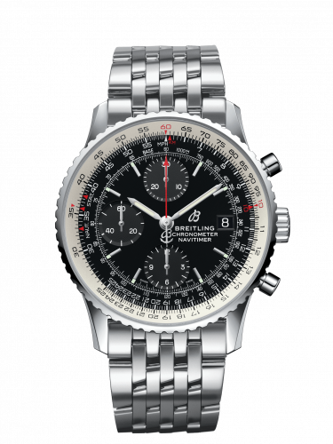 Breitling Navitimer 1 Chronograph 41 Stainless Steel Black Bracelet