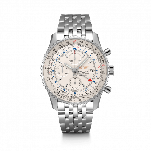 Breitling Navitimer World Stainless Steel Silver Bracelet