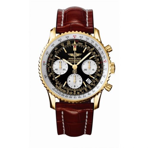 Breitling Navitimer Yellow Gold Black