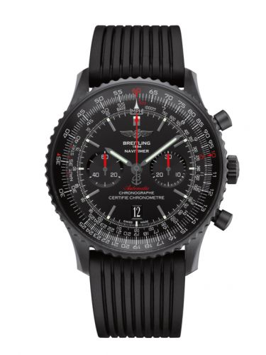 Breitling Navitimer 01 46 Blacksteel Black Rubber