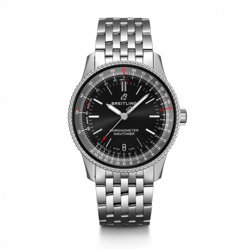 Breitling Navitimer 1 38 Automatic Stainless Steel Black Bracelet