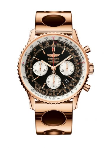 Breitling Navitimer 01 43 Red Gold Black Air Racer