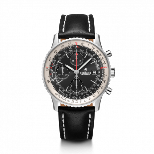 Breitling Navitimer 1 Chronograph 41 Stainless Steel Black Calf Folding