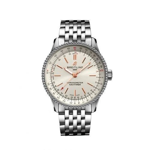 Breitling Navitimer 1 35 Automatic Stainless Steel Silver Bracelet