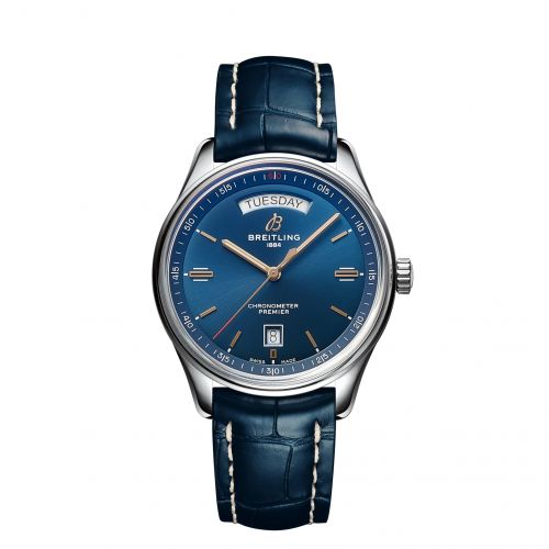Breitling Premier Automatic 40 Stainless Steel Blue Tokyo Boutique
