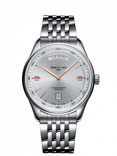 Breitling Premier Automatic Day & Date 40 Stainless Steel Silver Bracelet