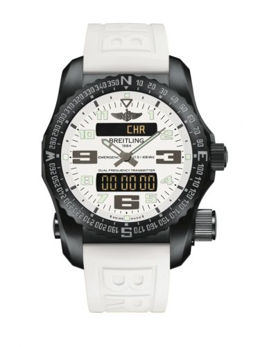 Breitling Emergency II Night Mission White Rubber Folding Boutique
