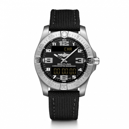 Breitling Aerospace Evo Titanium Black Military Pin