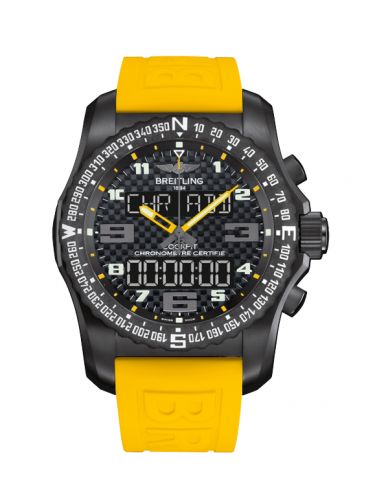 Breitling Cockpit B50 Night Mission Carbon Yellow Rubber Boutique Edition