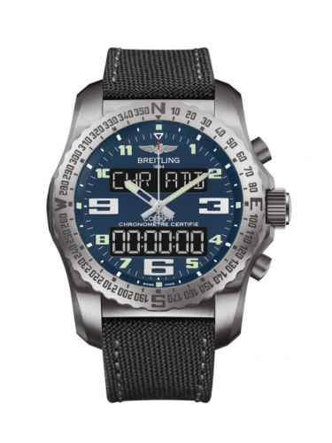 Breitling Cockpit B50 Titanium Blue Military Pin
