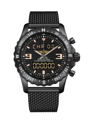 Breitling Chronospace Military Blacksteel Volcano Black Bracelet
