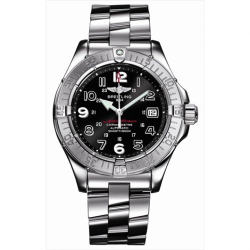Breitling Superocean Arrow Hand Black Bracelet