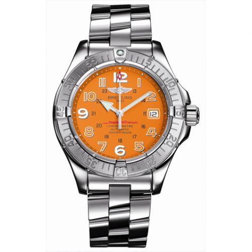 Breitling Superocean Arrow Hand Orange Bracelet