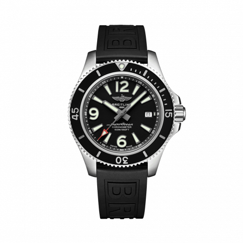 Breitling Superocean 42 Stainless Steel Black Rubber Folding