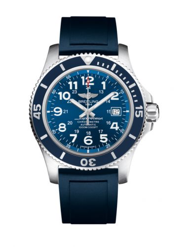 Breitling Superocean II 44 Stainless Steel Blue Mariner Blue Rubber