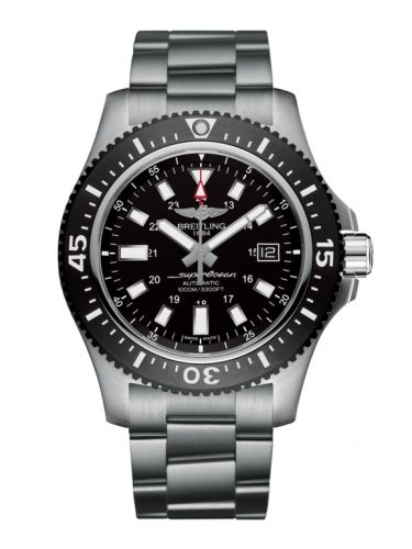 Breitling Superocean 44 Special Stainless Steel Volcano Black Bracelet