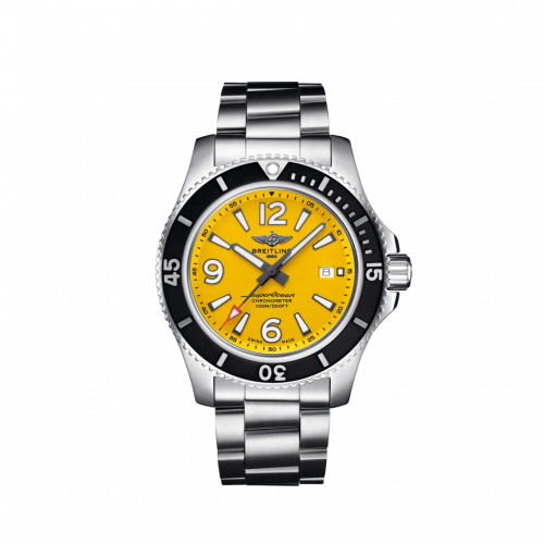 Breitling Superocean 44 Stainless Steel Yellow Bracelet
