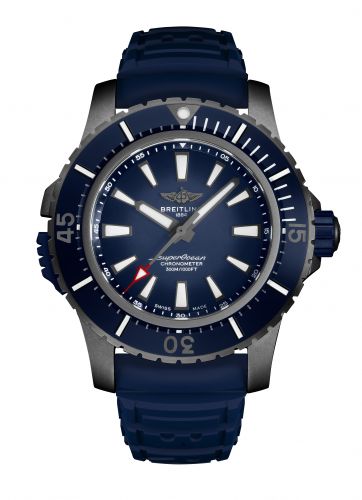Breitling Superocean II 48 Titanium Blue Rubber Pin