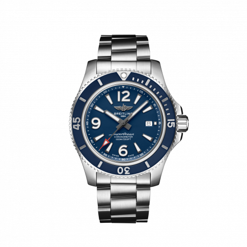 Breitling Superocean 44 Stainless Steel Blue Bracelet