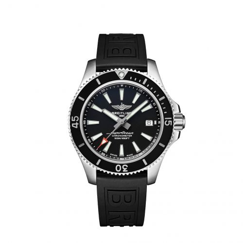 Breitling Superocean 42 Stainless Steel Black Rubber - Folding Japan