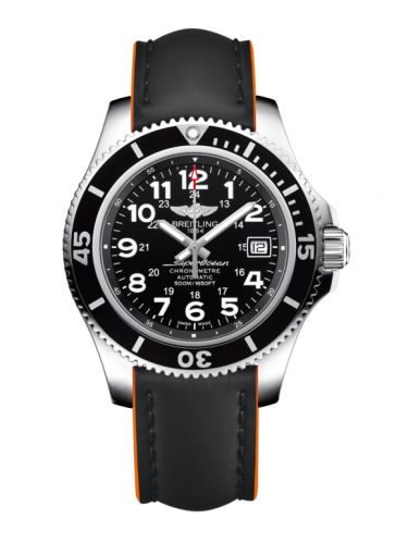 Breitling Superocean II 42 Stainless Steel Volcano Black Rubber