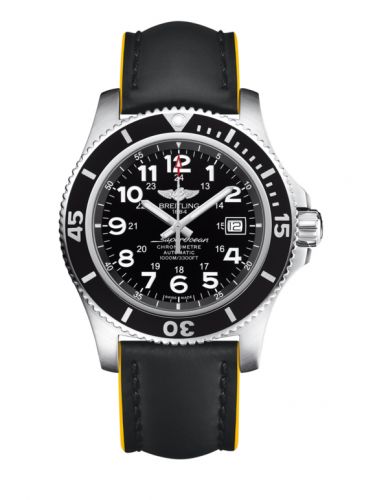 Breitling Superocean II 44 Stainless Steel Black Volcano Black Rubber
