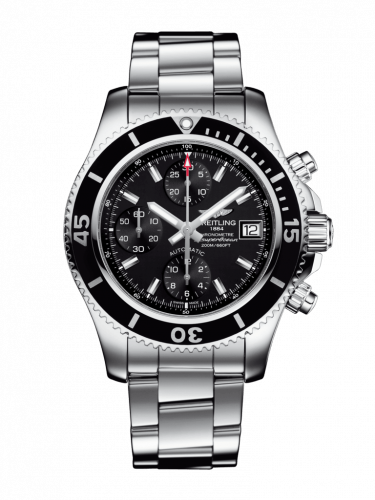 Breitling Superocean Chronograph 42 Stainless Steel Black Bracelet