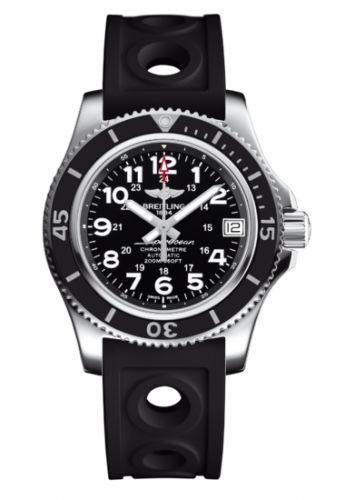 Breitling Superocean II 36 Black Rubber