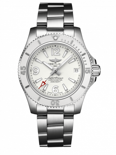 Breitling Superocean 36 Stainless Steel White Bracelet