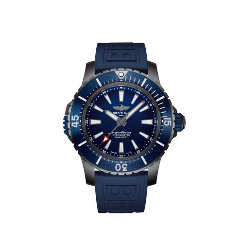 Breitling Superocean II 48 Titanium Blue Rubber Pin