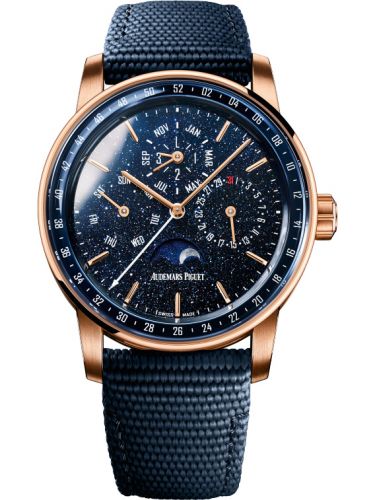 Audemars Piguet CODE 11.59 Perpetual Calendar Red Gold Aventurine Fabric
