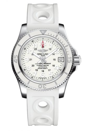 Breitling Superocean II 36 White Rubber