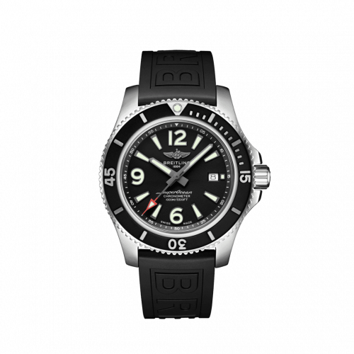 Breitling Superocean 44 Stainless Steel Black Rubber Folding