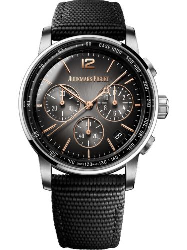 Audemars Piguet CODE 11.59 Chronograph Selfwinding White Gold Rose Gold Grey Fabric