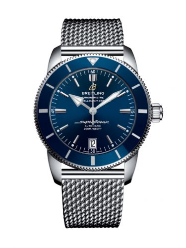 Breitling Superocean Heritage II 42 Stainless Steel Blue Blue Bracelet