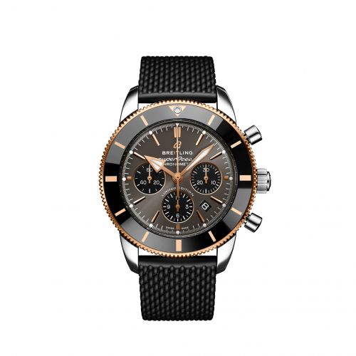 Breitling Superocean Heritage II B01 Chronograph 44 Stainless Steel Red Gold Grey