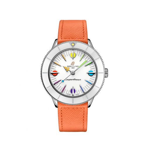 Breitling Superocean Heritage '57 Pastel Paradise White Rainbow