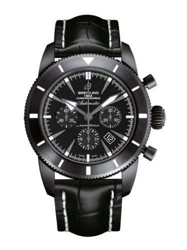 Breitling Superocean Heritage 46 Chronoworks Ceramic Black Croco
