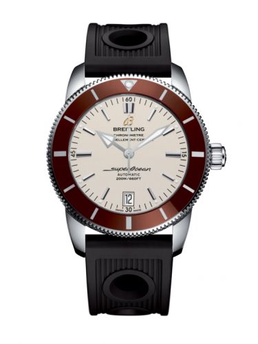 Breitling Superocean Heritage II 42 Stainless Steel Bronze Silver Rubber
