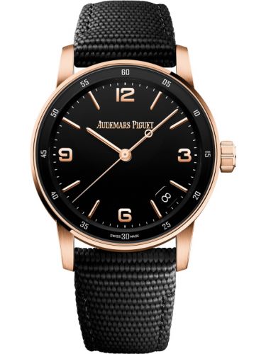 Audemars Piguet CODE 11.59 Automatic Pink Gold Black Fabric