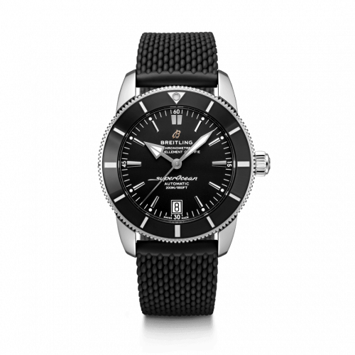 Breitling Superocean Heritage II 42 Stainless Steel Black Black Rubber Folding