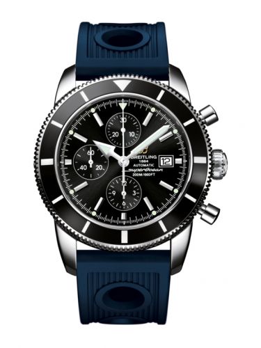 Breitling Superocean Heritage 46 Chronograph Stainless Steel Black Black Rubber