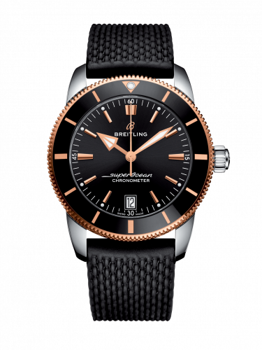 Breitling Superocean Heritage II B20 Automatic 42 Stainless Steel Red Gold Black Rubber Folding