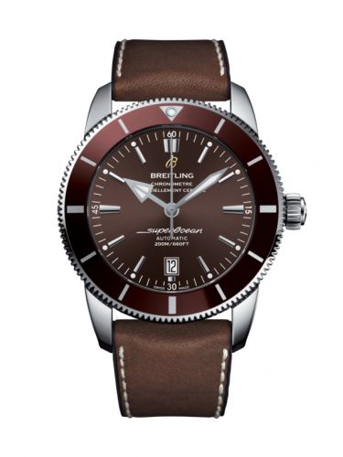Breitling Superocean Heritage II 46 Stainless Steel Bronze Bronze Rubber Leather