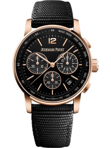 Audemars Piguet CODE 11.59 Chronograph Selfwinding Pink Gold Black Fabric