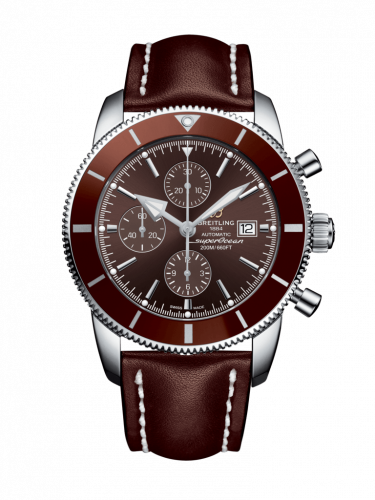 Breitling Superocean Heritage II 46 Chronograph Stainless Steel Bronze Bronze Calf Pin