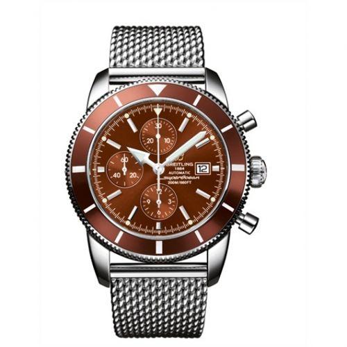 Breitling Superocean Heritage 46 Chronograph Stainless Steel Bronze Bronze Milanese